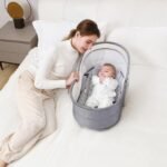 Mastela 4 in 1 Deluxe Multi-Functional Bassinet - Grey - Image 4