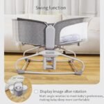 Mastela 4 in 1 Deluxe Multi-Functional Bassinet - Grey - Image 5