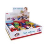 Soft Vehicles Pullback Car - Baby Cartoon Cloth Car - 1PC Assorted Design - Image 8