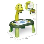 34 PCS -Dinosaur Projection Sketchpad - Triceratops Board (Green) - Image 3