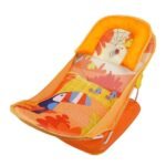 Mastela Deluxe Baby Bather - Orange | Foldable, Adjustable & Comfortable Bath Seat - Image 2