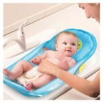 Mastela Deluxe Baby Bather - Light Blue | Foldable, Adjustable & Comfortable Baby Bath Seat - Image 3