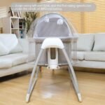 Mastela 4 in 1 Deluxe Multi-Functional Bassinet - Grey - Image 4