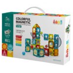Colorful Magnetic Slideway Blocks - 82pcs - Ages 3+ - Image 2