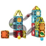 Colorful Magnetic Slideway Blocks - 82pcs - Ages 3+