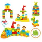 Dream Train Cartoon Blocks - 180pcs - Image 2