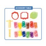 Color Mod Set | DIY Clay Kit for Kids Ages 3+ | Creative Non-Toxic Modeling Clay with 12 Colors & 3 Molders | Screen-Free Artistic Fun - Image 2