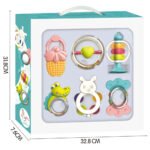 Ibi-Irn 6PCS Baby Handbell Set | Safe Sensory Rattles for Babies - Image 3