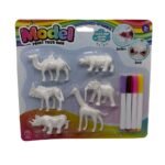 Solid PVC Animal Graffiti - Model Paint Your Own - Image 2