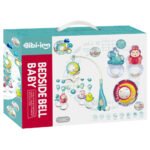 Moon Bedside Bell Baby Mobile | 360° Rotation, Lullabies, Remote Control & Starlight Projection - Image 2