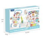 3-in-1 Multifunctional Baby Walker with Microphone - Battery Mode - Assorted Color - Image 5