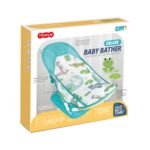 Deluxe Pillow-Free Baby Bather - Green | 3-Position Recline Baby Bath Seat for Newborns & Infants - Image 4