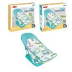 Deluxe Pillow-Free Baby Bather - Green | 3-Position Recline Baby Bath Seat for Newborns & Infants - Image 2