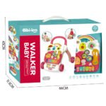 1PC Telephone Baby Walker (Red) – Adjustable Speed, Lights & Music - Image 2