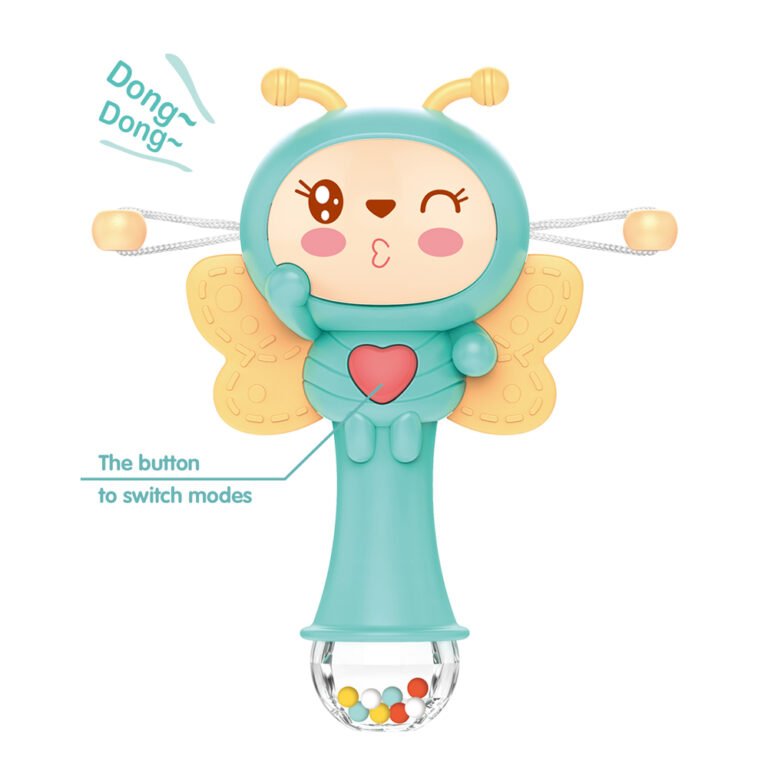 Baby Hand Rattle Drum Toy