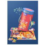 Step into the Spectacular Circus: Engaging 41-Piece Educational Puzzle in Large Cylinder Box - Image 4
