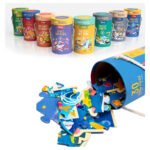 Step into the Spectacular Circus: Engaging 41-Piece Educational Puzzle in Large Cylinder Box - Image 5