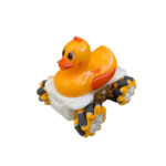 1:36 2.4G Anti-frequency Nine Pass Light Vinyl Cartoon Side-shift Stunt Car Yellow Color - 1PC Style May Vary - Image 4