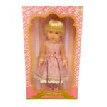 Baby So Lovely - 17-Inch Upright Silicone Doll for Girls - Polka Dots Dress