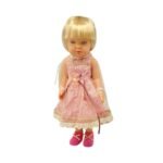 Baby So Lovely - 17-Inch Upright Silicone Doll for Girls - Polka Dots Dress - Image 2