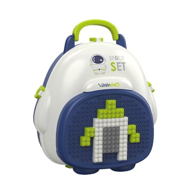 Space-Themed Family Backpack – 3-in-1 DIY Blocks