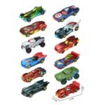 4 Set Assorted Character Avengers Glide Alloy Cars - 8CM Road Racing Cars - Suitable for Ages 3+ - Image 2