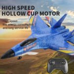 2.4G RC Glider Plane – Amphibious Remote Control Aircraft with LED Lights | 12–15 Min Flight | Ages 8+ - Image 5