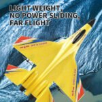 2.4G RC Glider Plane – Amphibious Remote Control Aircraft with LED Lights | 12–15 Min Flight | Ages 8+ - Image 7