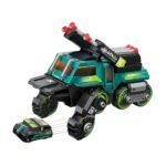 1:24 Diecast Ejection 3 IN 1 Chariot with Gun, Light & Music - Assorted Colors