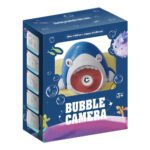 Shark Bubble Blowing Children's Camera - Music and Lights Toy for Kids 3+ - Style May Vary - Image 4