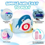 Shark Bubble Blowing Children's Camera - Music and Lights Toy for Kids 3+ - Style May Vary - Image 7