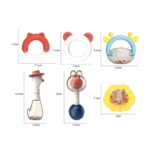 Baby Animal Rattle 6PCS - Image 2