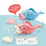 Little Mosasaur Bubble Gun - The Wonderful Bubble World for 3+ - Assorted Color