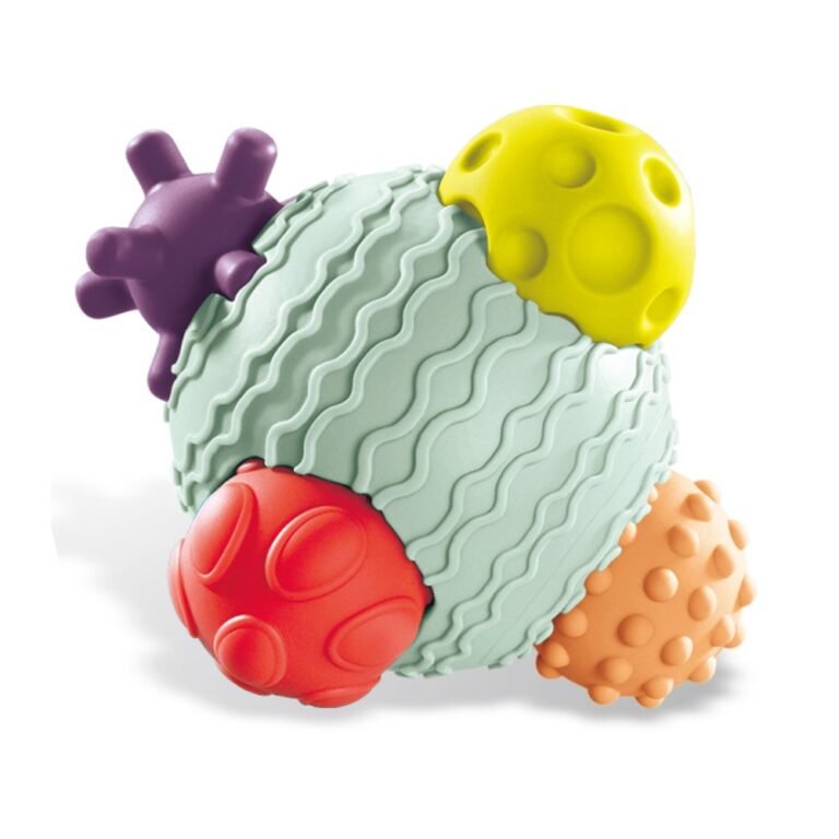 6 pcs Enamel Massage Ball Set for Babies