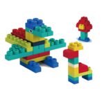 120-Piece Soft Building Blocks: Creative Fun for Ages 3+ - Blue - Image 2