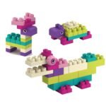 100-Piece Soft Building Blocks: Creative Fun for Ages 3+ - Pink - Image 2