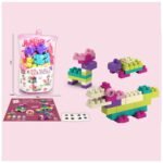 100-Piece Soft Building Blocks: Creative Fun for Ages 3+ - Pink - Image 3