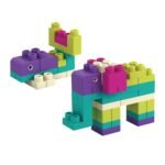 60-Piece Soft Building Blocks: Creative Fun for Ages 3+ - Pink - Image 2