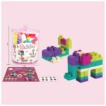 60-Piece Soft Building Blocks: Creative Fun for Ages 3+ - Pink - Image 3