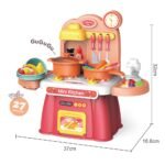 Mini Kitchen Cooking Time Set with Lights & Sounds – 27-Piece Playset for Kids 3+ - Image 2