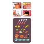 Mini Kitchen Cooking Time Set with Lights & Sounds – 27-Piece Playset for Kids 3+ - Image 3