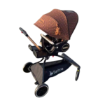 Barbne Baby Stroller V10 - Brown - Image 4
