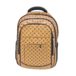 Unisex Stylish Leather Backpack – Premium Quality, 4 Zipper Pockets, Perfect for Work, School & Travel - Image 3