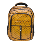 Unisex Stylish Leather Backpack – Premium Leather, 4 Zipper Pockets, Perfect for Work, Travel & School - Image 2