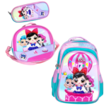 16 inch -  3D Doll Character Backpack Set - Image 2