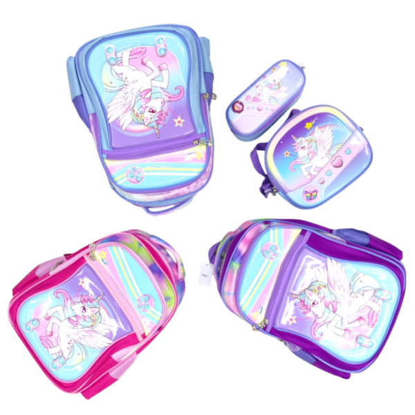 16 inch -  Unicorn Backpack Set