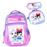 16 inch -  3D Doll Character Backpack Set - Image 2