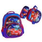 14 inch - Cartoon Car Backpack Set - Image 4
