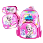 14 inch - Snow Princess Kids Backpack Set - Girls - Image 3