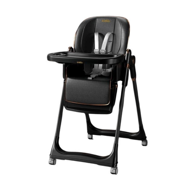 Kidillo High Chair – Adjustable, Foldable, and Easy-to-Clean Baby High Chair | Ages 6 Months to 6 Years